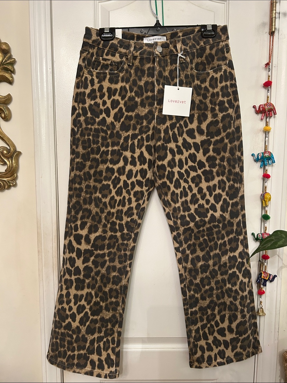 Lovervet Leopard Print Women’s Jeans - Picture 4 of 8